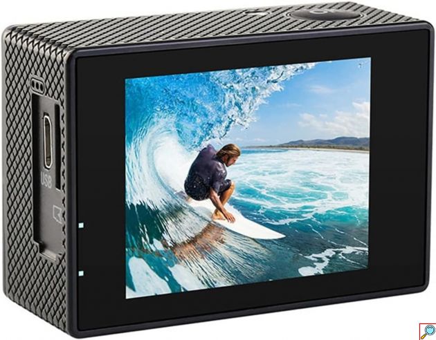 Action Camera 4K με WiFi - Ευρυγώνιος Φακός 170° και Αδιάβροχη Θήκη - Οθόνη 2