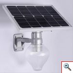 Αδιάβροχο Ηλιακό Φωτιστικό LED 15W με Φωτοβολταϊκό Πάνελ, Αισθητήρα Φωτός & Τηλεκοντρόλ – Solar Energy JD 9909