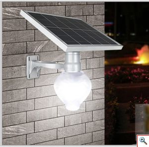 Αδιάβροχο Ηλιακό Φωτιστικό LED 15W με Φωτοβολταϊκό Πάνελ, Αισθητήρα Φωτός & Τηλεκοντρόλ – Solar Energy JD 9909