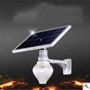 Αδιάβροχο Ηλιακό Φωτιστικό LED 15W με Φωτοβολταϊκό Πάνελ, Αισθητήρα Φωτός & Τηλεκοντρόλ – Solar Energy JD 9909