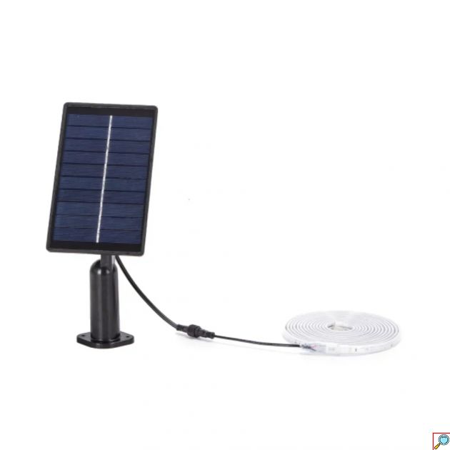 Αδιάβροχη Ηλιακή Ταινία LED 5m - 50W με Πολύχρωμο RGB Φωτισμό και Τηλεχειριστήριο - Aigostar