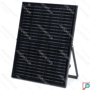 Αδιάβροχος Ηλιακός Προβολέας 100W με Πάνελ & Τηλεχειριστήριο 3 Επιπέδων Φωτισμού 199 x 191 x 45mm Aigostar