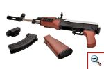 Αεροβόλο Όπλο Μοντελισμού με Laser Στόχευσης Submachine Gun AK47 Α+