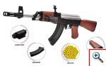 Αεροβόλο Όπλο Μοντελισμού με Laser Στόχευσης Submachine Gun AK47 Α+
