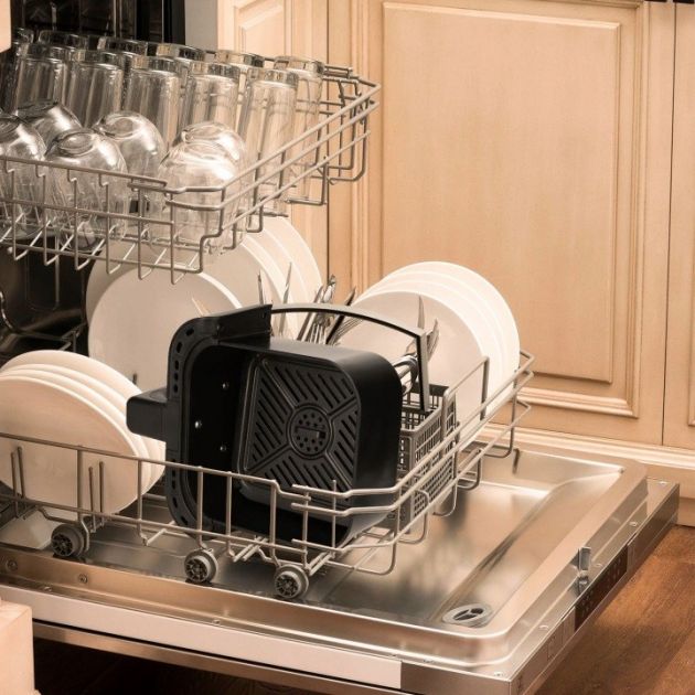 Φριτέζα Αέρος 2L 1200W – Υγιεινό Μαγείρεμα με Οθόνη Αφής - 8 Προγράμματα, Συμπαγής Σχεδιασμός, BPA Free, για 2-3 Άτομα