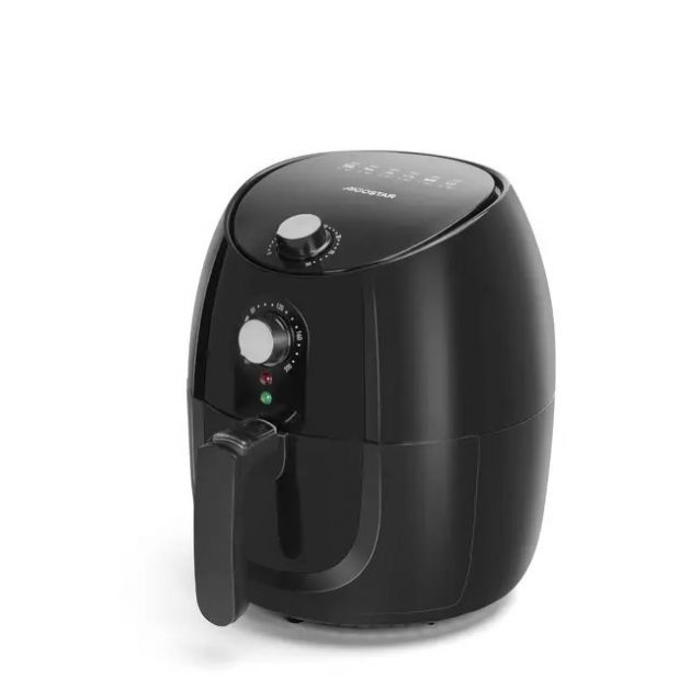 Φριτέζα Αέρος 3.5L 1500W – Υγιεινό Μαγείρεμα με Θερμό Αέρα - Ρύθμιση Θερμοκρασίας 80-200°C, Τεχνολογία 360° για Τραγανά Αποτελέσματα