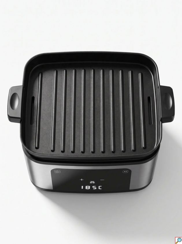 Φριτέζα Αέρος & Grill – 2 σε 1 με 5L & 2200W - Υγιεινό Μαγείρεμα, Ψηφιακή Οθόνη, Πολλαπλά Προγράμματα, Γρήγορο Ψήσιμο
