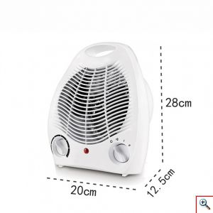Αερόθερμο 2000W με Θερμοστάτη & Ρυθμιστή Έντασης, Electric Fan Heater LQ-501