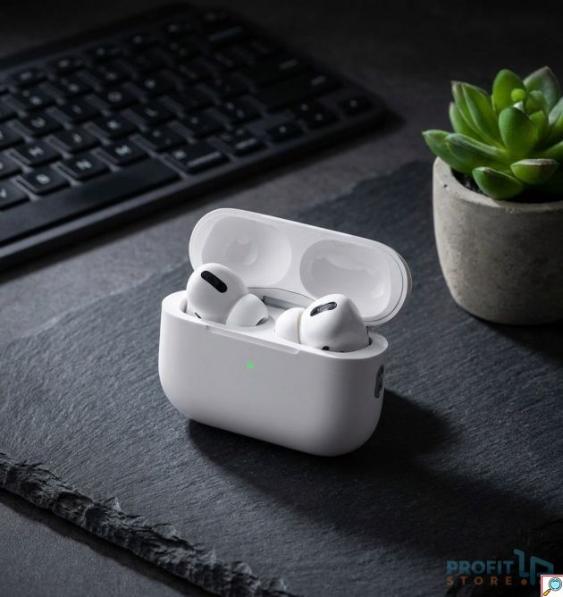 Ασύρματα Bluetooth Ακουστικά με ANC+ENC Ακύρωση Θορύβου - HiFi Ήχος, Θήκη Φόρτισης 500mAh, Αυτονομία 42 Ώρες, Λευκό