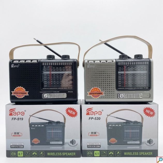 Ρετρό Ραδιόφωνο - Bluetooth, AM/FM/SW, USB & TF Card