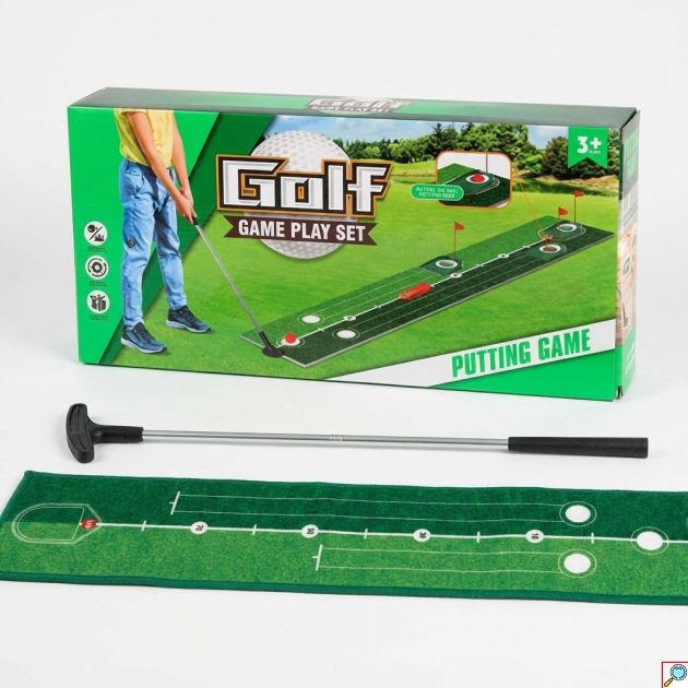 Παιδικό Σετ Golf με Τάπητα Putting 7888-46A – Εξάσκηση Ακριβείας - 3 Τρύπες, 12 Μπάλες, Εσωτερικού & Εξωτερικού Χώρου, για Παιδιά 3+