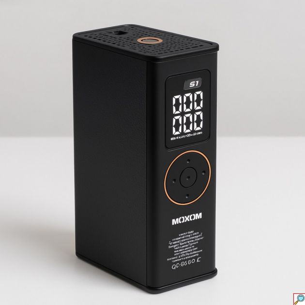 Φορητός Αεροσυμπιεστής 2 σε 1 με Εκκινητή, 7200mAh, 100W, Ψηφιακή Οθόνη και Φακό LED