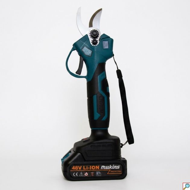 Επαναφορτιζόμενο Ψαλίδι Κλαδέματος Brushless NL-6351 48V – Με 2 Μπαταρίες 2500mAh - Για Ξεκούραστη & Γρήγορη Περιποίηση Κήπου