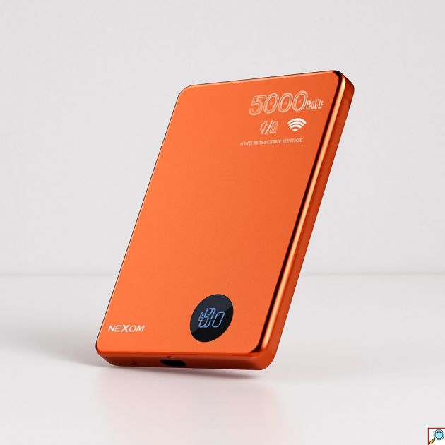 Power Bank 5000mAh - Φόρτιση PD20W, QC22.5W και Ασύρματη 15W MagSafe με Ψηφιακή Οθόνη