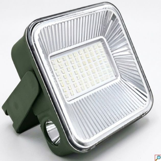 Ηλιακός Προβολέας LED 30W - Φορητός, Επαναφορτιζόμενος 1200mAh για Κάμπινγκ, 8000K