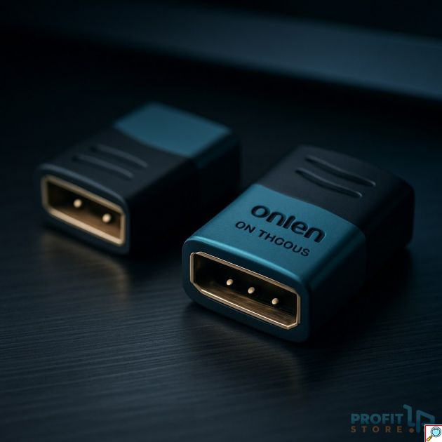 Αντάπτορας DisplayPort - 8K@60Hz 48Gbps σύνδεση για οθόνες & GPU, DisplayPort θηλ.-θηλ., 5ετής εγγύηση