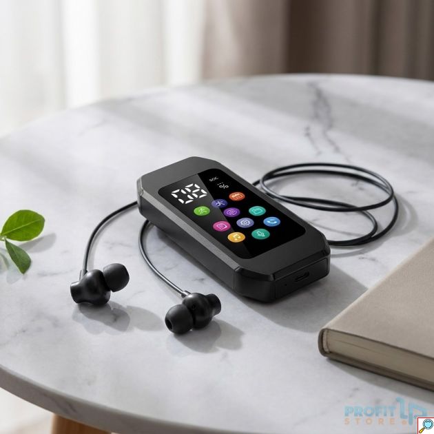 MP3 Player - Έγχρωμη Οθόνη Αφής & TF Card - Ενσύρματα Ακουστικά, Ηχογράφηση, Answer Calls