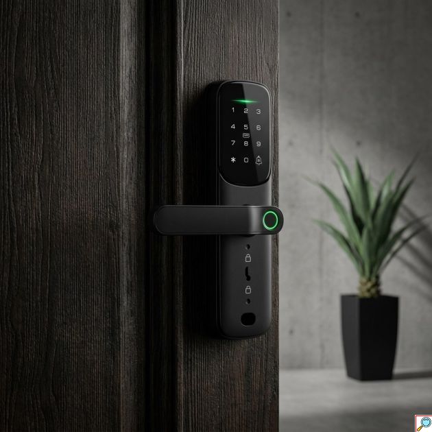 Έξυπνη Κλειδαριά Πόρτας F6 SL-0050-33 με Δακτυλικό Αποτύπωμα & Κωδικό – Ηλεκτρονική Ασφάλεια Χωρίς Κλειδί - Βιομετρική Πρόσβαση