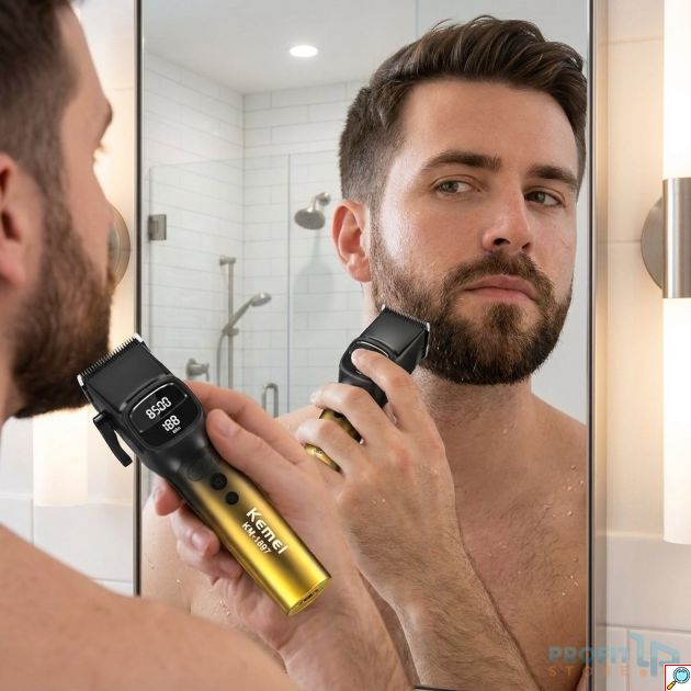 Επαγγελματική Κουρευτική Μηχανή - 9000RPM, Brushless Μοτέρ & LED Οθόνη - Αυτονομία 240 λεπτών, 5 Ταχύτητες & Κεραμική Λεπίδα