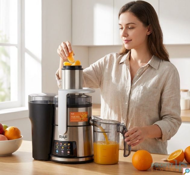 Αποχυμωτής 800W - Slow Juicer με Διαχωρισμό Χυμού & Πολτού, 2,4L χωρητικότητα