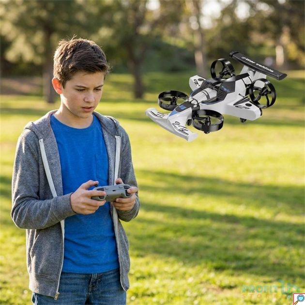 Mini Drone 2-σε-1 - Air & Land RC με Κάμερα - Χειριστήριο 2.4GHz, Drift Mode, 360° κόλπα