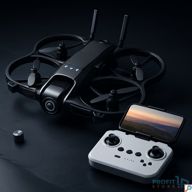 Mini Drone με Κάμερα και WiFi FPV - Αποφυγή Εμποδίων, Headless Mode, Τηλεχειριστήριο, 14+