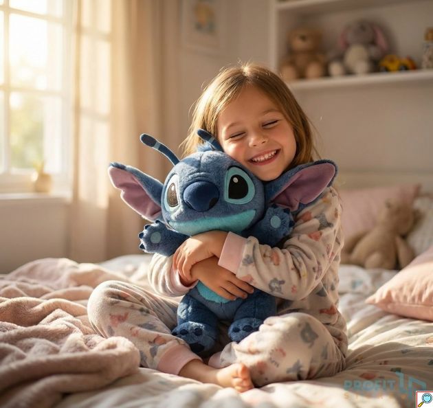 Λούτρινο Stitch 40cm – Απαλή αγκαλιά & παιχνιδιάρικη συντροφιά