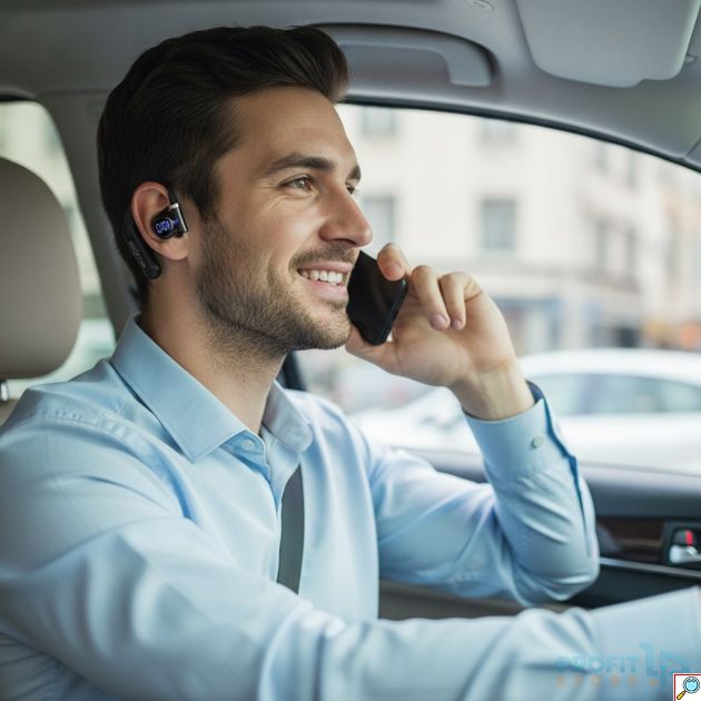 Ασύρματο Bluetooth Handsfree - Air Conduction, 20H αυτονομία και οθόνη LCD
