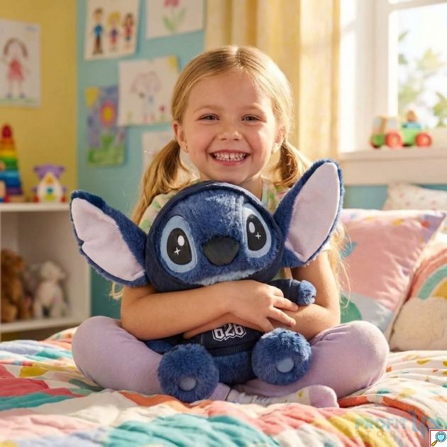 Λούτρινο Παιχνίδι Stitch Με Φούτερ 35cm – Απαλή Αγκαλιά