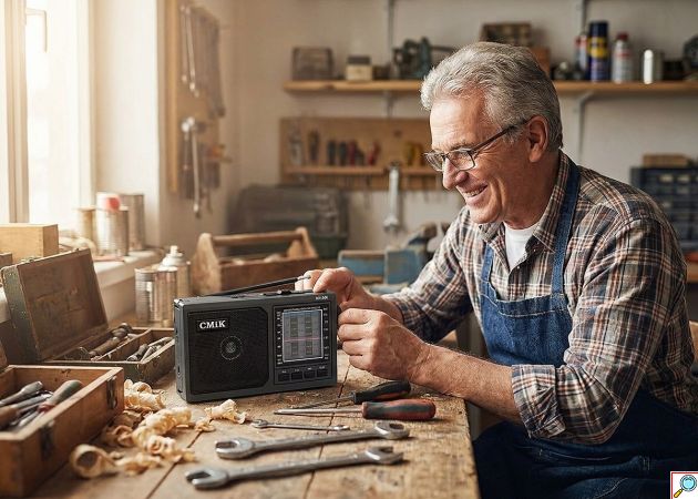 Φορητό Ραδιόφωνο MK-998 Επαναφορτιζόμενο – AM/FM/SW, USB & MP3 Player | Κλασικό Design, 8 Μπάντες, Λειτουργία με Ρεύμα ή Μπαταρίες