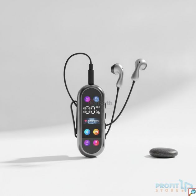 Bluetooth Ακουστικά Με Κλιπ Και Έγχρωμη Οθόνη - Μουσική, Κλήσεις, Karaoke & Υποστήριξη Κάρτας Μνήμης