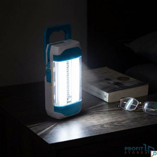 Επαναφορτιζόμενο LED Φωτιστικό Έκτακτης Ανάγκης - 30 SMD, Φόρτιση USB & Ηλιακή, Φορητότητα για Κάμπινγκ & Διακοπές Ρεύματος
