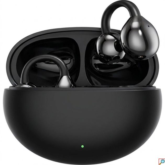 Ακουστικά Bluetooth - Σταθερή εφαρμογή & έξυπνος touch έλεγχος - Κλιπ αυτιών, θήκη φόρτισης, ασύρματα