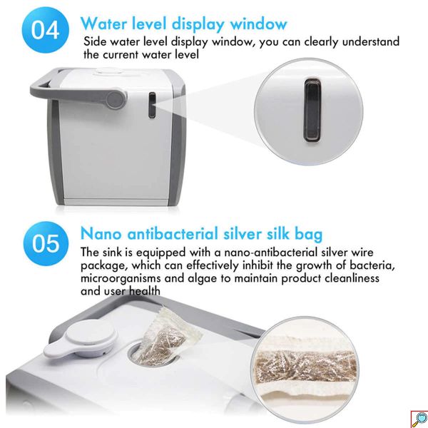 Μίνι Φορητό USB Air Cooler - Κλιματιστικό - Υγραντήρας με Τεχνολογία Εξάτμισης 3 σε 1 με 3 Ταχύτητες & Χειρολαβή