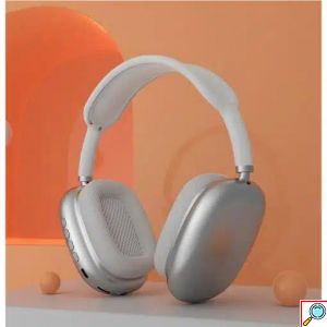 Ασύρματα Ακουστικά Bluetooth Headphones Λευκό-Ασημί-Over Ear