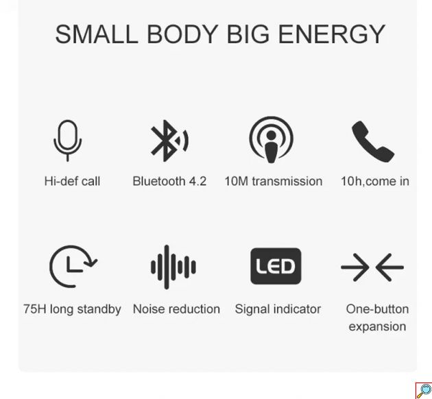 Ακουστικό Bluetooth Handsfree In-Ear με Δυνατότητα Σύνδεησης 2 Συσκευών & Κλιπ - Fineblue