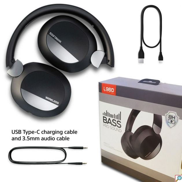 Ασύρματα Ακουστικά Bluetooth 5.4 – HiFi Ήχος & Extra Bass - Άνετα Over Ear Ακουστικά για Μουσική, Gaming & Τηλεργασία
