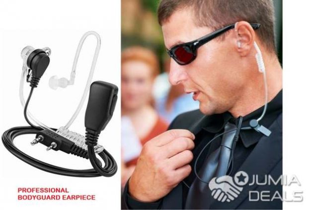 Ακουστικά Handsfree Ασύρματου Spiral Σιλικόνης με Μικρόφωνο Πέτου & Πλήκτρο PTT για PMR Midland TALK LINE