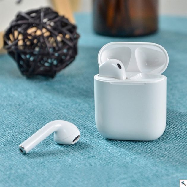 Ασύρματα Ακουστικά Αφής Bluetooth 5.0 με Μικρόφωνο, Pop-up στο Κινητό - Handsfree Earphones χωρίς Καλώδιο