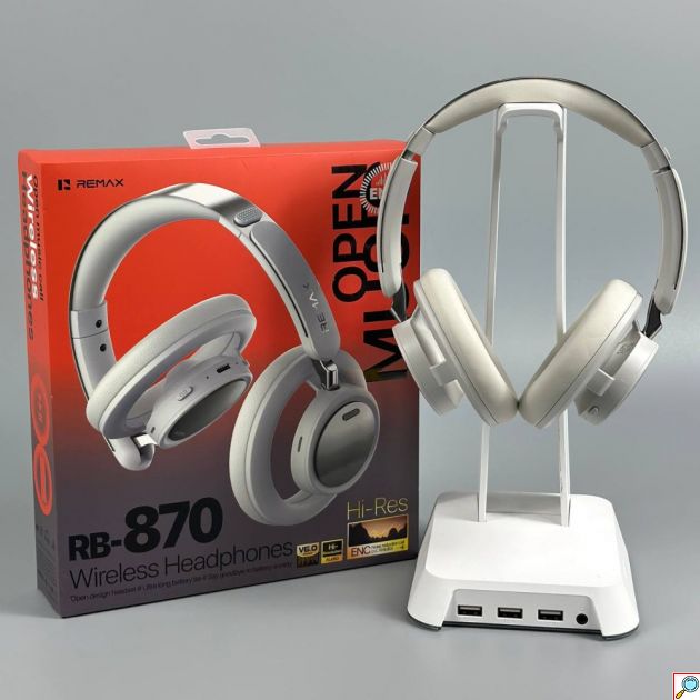 Ασύρματα Ακουστικά On-Ear Remax RB-870 – Hi-Res Audio & Bluetooth 6.0 | Ελαφριά, με Μικρόφωνο, Μακρά Αυτονομία για Μουσική & Κλήσεις