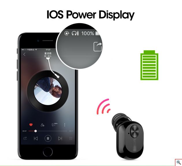 Mini Bluetooth Ασύρματο Ακουστικό Handsfree με Θήκη Φόρτισης / Μεταφοράς Ucomx - Smart Bussiness Wireless Headset