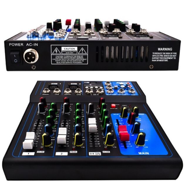 Αναλογική Κονσόλα 4 Καναλιών με Phantom Power & Bluetooth - Andowl