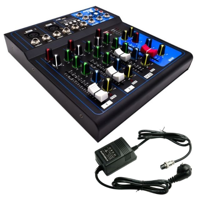 Αναλογική Κονσόλα 4 Καναλιών με Phantom Power & Bluetooth - Andowl