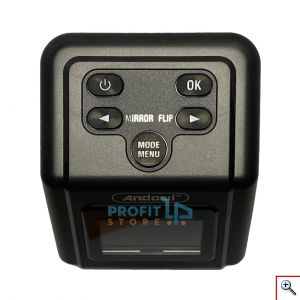 Andowl® Film Scanner, Ψηφιακό Scanner / Μετατροπέας για Αρνητικά Φιλμ & Slides Συμβατό με 35, 110, 126 mm & Super 8, με Ρυθμίσεις Αντίθεσης, Q-SMR1