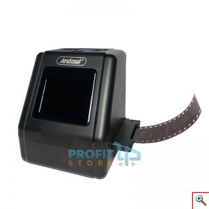 Andowl® Film Scanner, Ψηφιακό Scanner / Μετατροπέας για Αρνητικά Φιλμ & Slides Συμβατό με 35, 110, 126 mm & Super 8, με Ρυθμίσεις Αντίθεσης, Q-SMR1