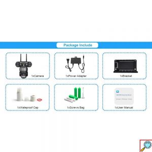 Κάμερα Ασφαλείας 4G PTZ IP 8K με Τριπλό Φακό και Νυχτερινή Όραση Andowl