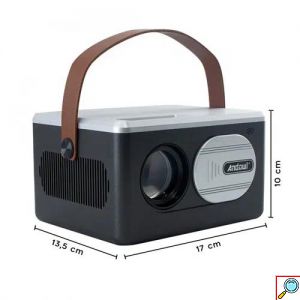 Andowl Mini Projector Οικιακού Θεάτρου με Ανάλυση Ultra 2K– Σε Μαύρο Χρώμα