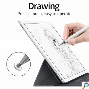 Έξυπνο Stylus Μαγνητική Ψηφιακή Γραφίδα - Στυλό 2 σε 1 για Κινητά, iPad, Tablet & Χρήση σε Χαρτί - Λευκό