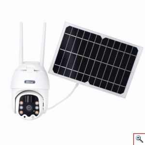 Ασύρματη IP Aδιάβροχη Κάμερα Ασφαλείας WiFi 5.0MP 1080p με Ηλιακό Πάνελ Andowl Q-S33