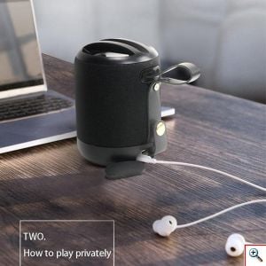 Andowl® Ασύρματο Φορητό Drum Kit με 3D Σωματοαισθητική Τεχνολογία & Bluetooth Ηχείο